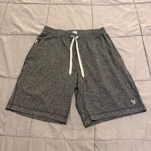 Vuori Heather Gray Athletic Sweatshorts